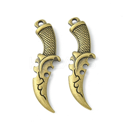 Tibetan Style Alloy Pendants TIBEP-A16825-AB-NR-1