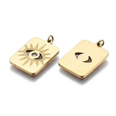 304 Stainless Steel Pendants STAS-S116-364G-1