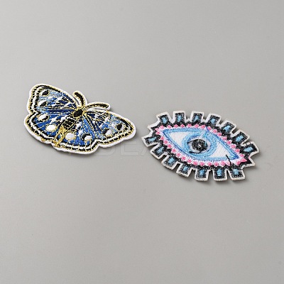 Computerized Embroidery Cloth Iron on/Sew on Patches PATC-WH0026-02B-1