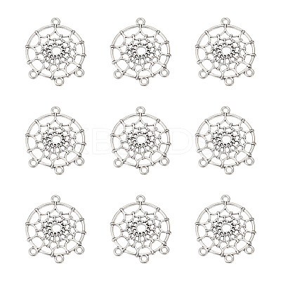 Tibetan Style Alloy Chandelier Components Links TIBE-TAG0001-01-1