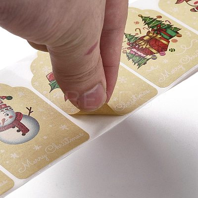Christmas Themed Polygon Roll Stickers LS-DIY-B045-08-1