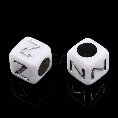 Plating Acrylic Beads SACR-S297-08-1