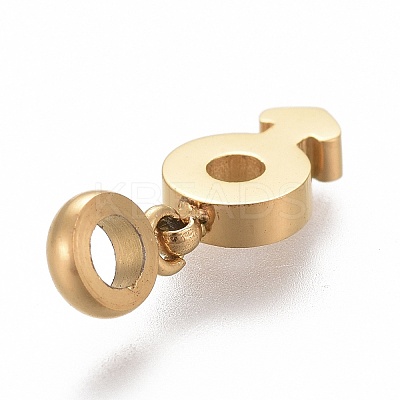 Ion Plating(IP) 304 Stainless Steel Pendants STAS-F259-023G-1