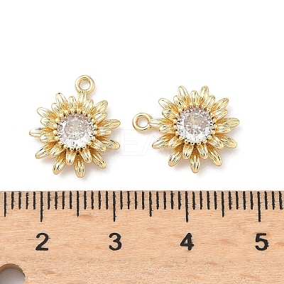 Brass Micro Pave Cubic Zirconia Pendants LS-KK-L260-04G-1