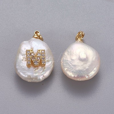 Natural Cultured Freshwater Pearl Pendants X-KK-L187-A-01M-1