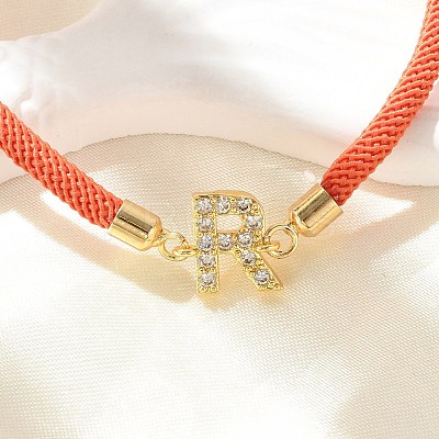 Adjustable Nylon Cord Bracelets X-BJEW-C096-01G-18-1