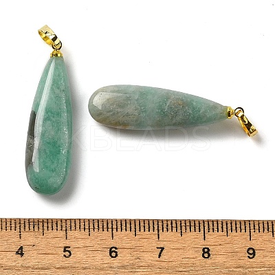 Natural Amazonite Pendants G-Q192-07G-04-1