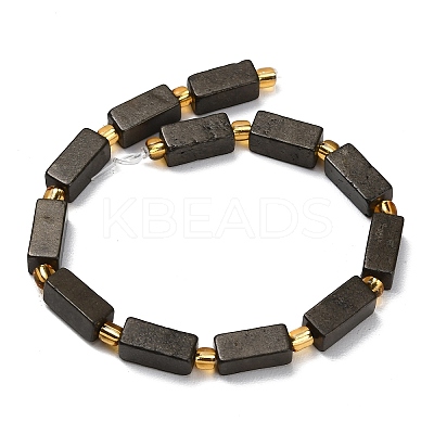Natural Gold Pyrite/Golden Pyrite Beads Strands G-F833-C01-01-1