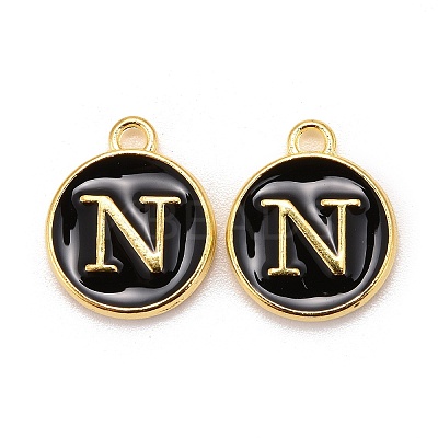 Golden Plated Alloy Charms ENAM-S118-02N-1