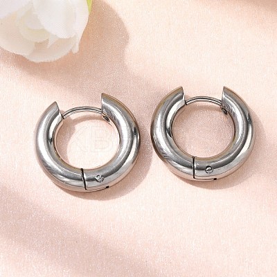 316F Stainless Steel Hoop Earrings EJEW-D341-01C-P-1