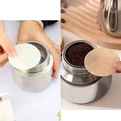 Round Coffee Filter Paper AJEW-CN0004-70C-1
