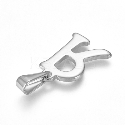 Non-Tarnish 304 Stainless Steel Pendants STAS-F106-95P-R-01-1