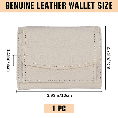 Cowhide Leather Wallets AJEW-WH20002-41A-1