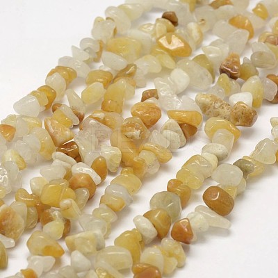 Natural Topaz Jade Beads Strands G-F328-16-1