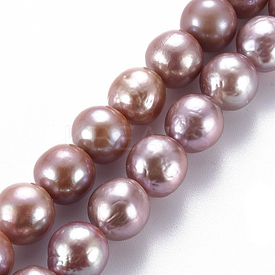 Natural Keshi Pearl Beads Strands PEAR-S020-L09-1