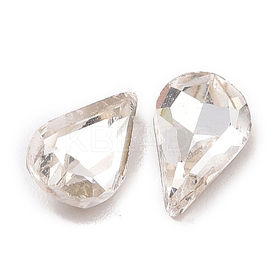 Glass Rhinestone Cabochons GGLA-P002-07B-01-1