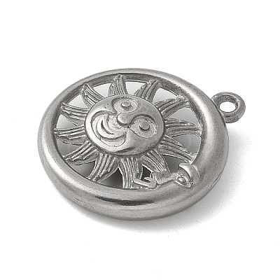 304 Stainless Steel Pendants STAS-L277-02A-P-1