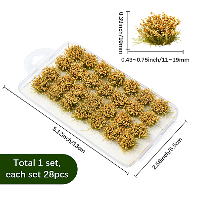 Nylon Mini Grass Tufts AJEW-WH20120-09C-1