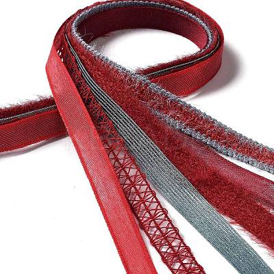 18 Yards 6 Styles Polyester Ribbon SRIB-C001-D09-1