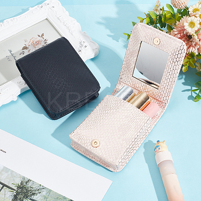 2Pcs 2 Colors Crocodile Print PU Imitation Leather Clutch Bag AJEW-WR0001-98-1