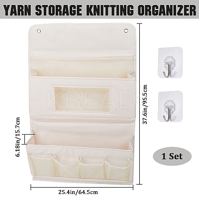 Non-woven Fabrics Mesh Hanging Jewelry Roll Storage Bags ABAG-WH200010-06B-1