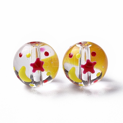 Transparent Glass Beads LAMP-B021-03A-09-1