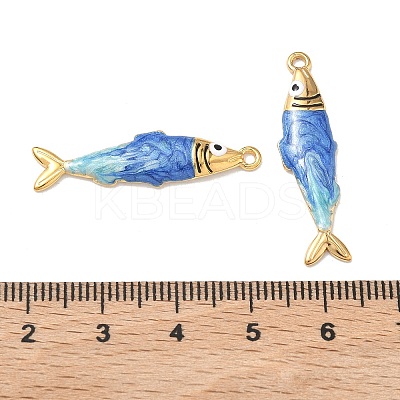 304 Stainless Steel Enamel Pendants STAS-K295-58A-G-1