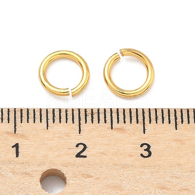 Brass Open Jump Rings KK-H532-43D-G-1