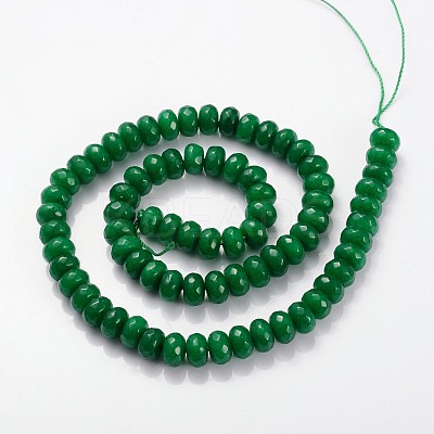 Natural White Jade Gemstone Beads JBS044-1