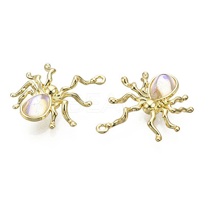 Halloween Rack Plating Alloy Pendants PALLOY-F286-06G-1