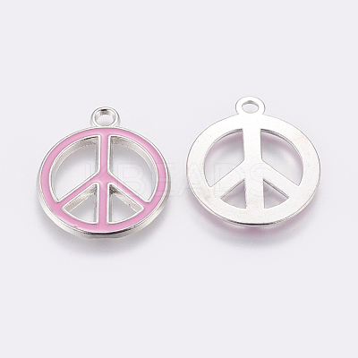 Alloy Enamel Pendants ENAM-P066-3-1