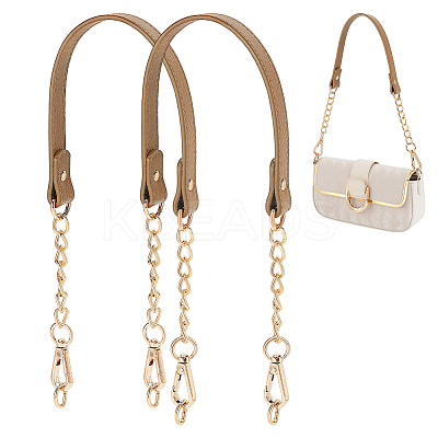 PU Leather & Metal Bag Handles PURS-WH0816-001A-1