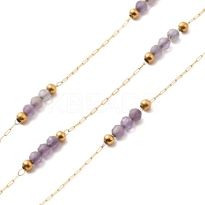 Ion Plating(IP) Real 18K Gold Plated 316 Surgical Stainless Steel Link Chains CHS-G033-01I-1