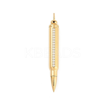 304 Stainless Steel Big Pendants STAS-F310-14G-1