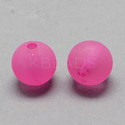 Transparent Acrylic Ball Beads LS-FACR-R021-8mm-02-1