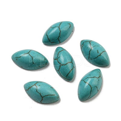 Synthetic Turquoise Cabochons G-B070-30-1