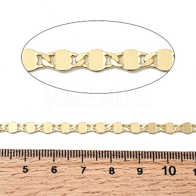 Brass Horse Eye Link Chains CHC-Z002-02G-1