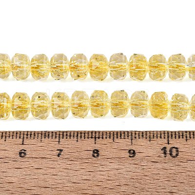 Crackle Transparent Glass Beads Strands GLAA-N068-03A-14-1
