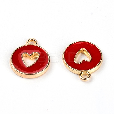 Zinc Alloy Enamel Charms ENAM-TAC0013-18A-1