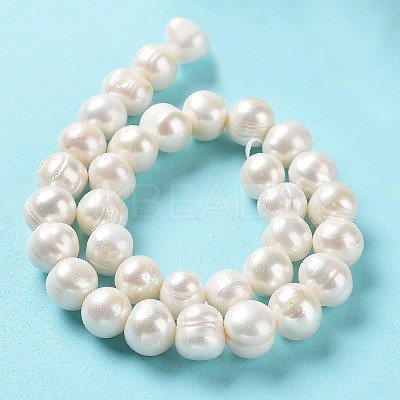 Natural Cultured Freshwater Pearl Beads Strands PEAR-E019-09-1