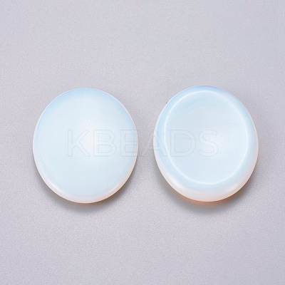 Oval Shape Opalite Thumb Worry Stone G-I219-06A-1