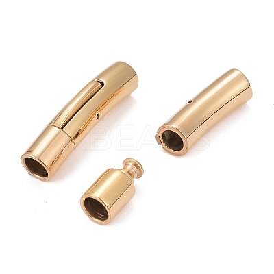Tube 304 Stainless Steel Bayonet Clasps STAS-Q034-1G-1