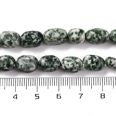 Natural Green Spot Jasper Beads Strands LS-G-G146-A26-01-1