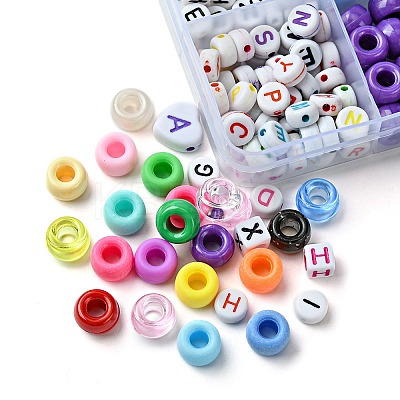 Iridescent Plastic Pearlized Beads Set FIND-FS0002-35-1