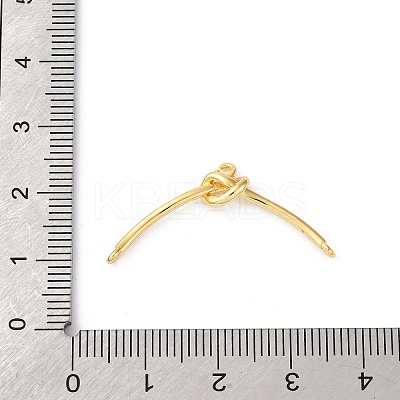 Brass Connector Charms KK-V016-05G-1