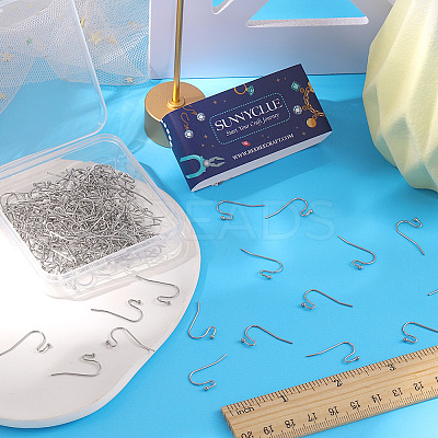 160Pcs 316 Surgical Stainless Steel Earring Hooks STAS-SC0005-37-1