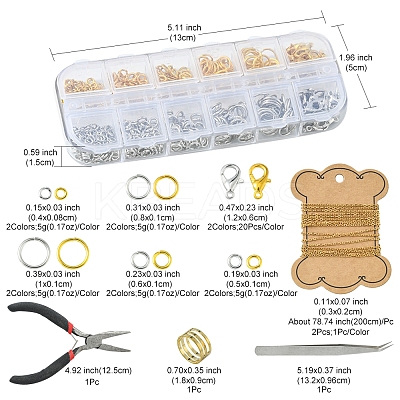 DIY Jewelry Making Finding Kit DIY-FS0003-43-1