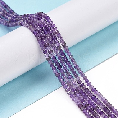 Natural Amethyst Beads Strands X-G-E194-01-1