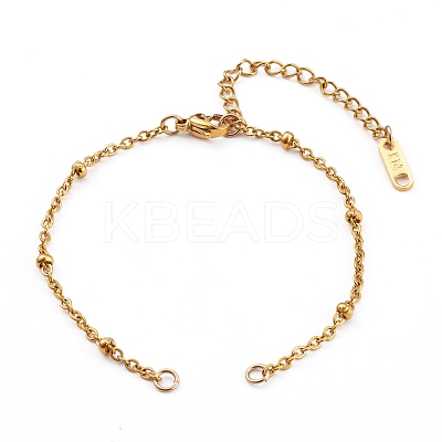 304 Stainless Steel Cable Chains Bracelets Making X-AJEW-JB00901-1