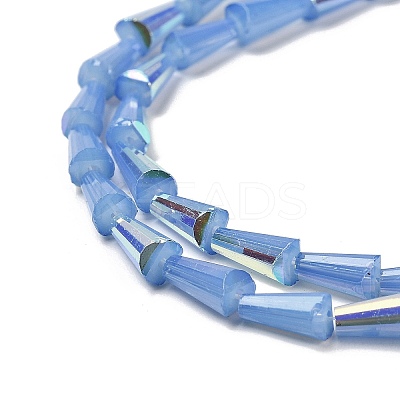 Baking Paint Glass Beads Strands DGLA-D001-03J-1